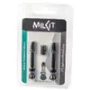 Milkit Lot de valves de vélo sans chambre à air 45 mm avec noyau de valve intégré sans fuite