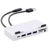 Hub USB-C - LMP - Attach Hub - 7 ports - Fixation discrète - Argent