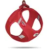 Curli Clasp Harnais en softshell pour chien, rouge, taille 3XS
