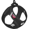 Curli Harnais pour chien, avec cordon de serrage, noir, taille 3XS