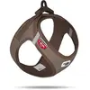 Curli Clasp Harnais pour chien, en corde marron, 3XS