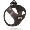 Curli Clasp Harnais pour chien, en softshell, marron, taille 2XS