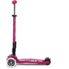 Micro Trottinette Maxi Micro Deluxe Pliable Led - Baie Rouge