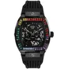 Montre Philipp Plein - The Skeleton Rainbow Watch Noir
