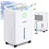 KNKA D032 Déshumidificateur d'air à Compresseur 180W Éco - 6L/j pour 2...