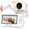 VSIUO Écoute Bébé Sécurisé Sans WiFi - Baby Phone HD 720P & 5 Écran LC...
