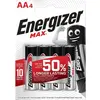 Energizer - Lot Piles Alcalines MAX AA/LR6 - x4