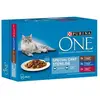 Lot mixte PURINA ONE Spécial Chat Stérilisé 8 x 85 g - canard, b uf, s...