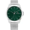 Tommy Hilfiger Montre Tommy Hilfiger Norris Acier Milanais Cadran Vert