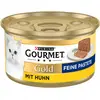 12x85g Les Mousselines Gourmet Gold poulet - Pâtée pour chat