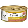 12x85g Les Mousselines Gourmet Gold canard, épinards - Pâtée pour chat