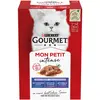 Gourmet Mon Petit 6 x 50 g pour chat - poisson