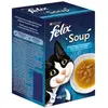 6x48g sélection de poissons Felix Soup pour chat