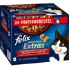 24x85g Felix Sensations Extra sélection de la campagne - Pâtée pour ch...
