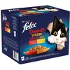 PURINA Felix Nourriture humide pour chat 24 x 85 g Double saveur délicieuse en gelée