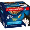 24x85g Felix Sensations gelée sélection au poisson - Pâtée pour chat
