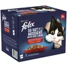 24x85g Felix Tendres Effilés en gelée sélection à la viande - Pâtée po...