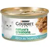 12 x 85 g Nature's Creation Grilled Gourmet thon, tomate & riz pour chat