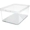 Rotho Organiseur de réfrigérateur Cauma 4,65l, Organisateurs de cuisin...