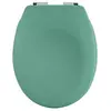 Abattant WC Spirella Thermo Dur NEELA Vert Mat - Charnières ABS Chromé