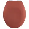 SPIRELLA Abattant Wc Thermo Dur Neela Terracotta Mat - Charnières Abs Chromé