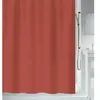 Rideau de douche - Spirella - PRIMO - Polyester - 180x200cm - Terracot...