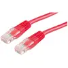 Roline cordon de raccordement - 1 m - rouge