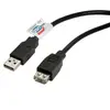 ROLINE USB 2.0 Kabel, type A-A, M/F, zwart, 1,8 m