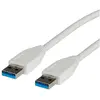 Secomp VALUE USB 3.2 Gen 1 kabel, type A-A, wit, 3 m
