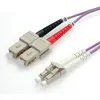 Value Câble réseau LC/SC à fibre optique OM4 Violet 0,5 m
