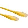 ROTRONIC ROLINE Câble patch Cat.6 (Classe E) UTP Jaune 0,3 m
