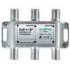 Axing BAB 4-16P Dérivateur 4 voies 16 dB TV par câble CATV Multimedia DVB-T2 Classe A+ 10 dB 5-1218 MHz Métal