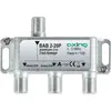 Axing BAB 2-20P Dérivateur 2 voies 20 dB pour télévision par câble CATV multimédia DVB-T2 Classe A + 10 dB 5-1218 MHz Métal