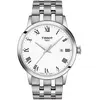 Tissot orologio Classic Dream 42mm bianco quarzo acciaio T129.410.11.0...