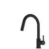 Franke 115.0626.053 Lina Pull-Out Robinet De Cuisine, Noir Mat, Small