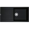Evier en synthèse ONYX - MRG611-XL - Noir - A encastrer - Bonde 90mm -...