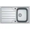 Mepamsa évier Avec égouttoir Cuadro 79.50 Inox