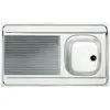Evier - FRANKE - MAN711 - Inox - 1 Bac - Réversible - 100x60cm