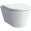 Laufen, Cuvette toilettes + bidet, WC suspendu KARTELL sans rebord, ch...