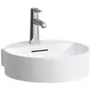 Laufen, Lavabo, Lavabo à poser VAL 400x425mm m ÜL 1 HL-exécution blanc...