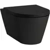Laufen, Cuvette toilettes + bidet, WC suspendu KARTELL sans rebord, ch...