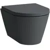 Laufen, Cuvette toilettes + bidet, WC mural COMPACT KARTELL sans rebor...