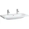 Laufen, Lavabo, Lavabo LUA 100x46cm encastré avec meuble 2 HL-A blanc ...