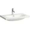 Laufen, Lavabo, Lavabo LUA 80x46cm encastré avec meuble 1 HL-A blanc (...