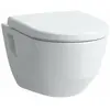 Laufen, Cuvette toilettes + bidet, WC suspendu PRO sans rebord, chasse...