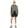 Odlo, Femmes, Veste de running, Zeroweight Waterproof (L), Vert, L