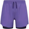 Odlo, Hommes, Pantalon outdoor, Zeroweight 5 Inch 2-in-1 (XL), Violet