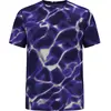 Odlo, Hommes, T-shirt de sport, Zeroweight Chill-Tec Print (XXL), Viol...