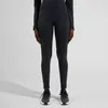 ODLO Tights Zeroweight Print Reflective - kleur: Zwart maat: XL