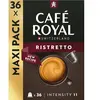 Café Royal Ristretto 36 Capsules pour Cafetière à Café Nespresso - Int...
